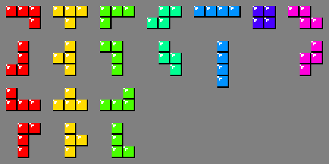 Tetris Printer Algorithm
