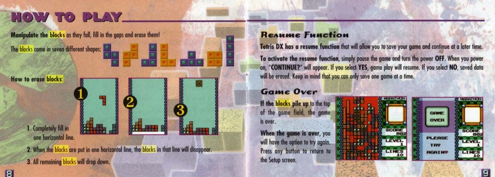 Tetris DX (Game Boy Color) [1998]